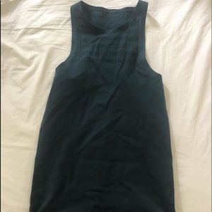Teal Lululemon Tank, Mesh Back